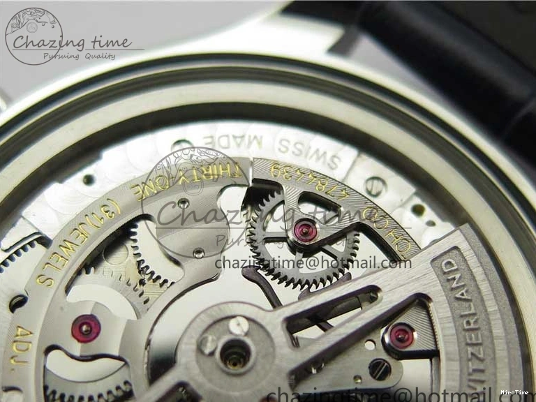 MIROTIME 0411 Packable Portuguese IW358304 ZF 1:1 Best Edition SS White Dial Blue Markers on Leather Strap A 7079